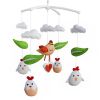 Lovely Chick Birds Handmade Baby Boys Girls Musical Crib Mobile Nursery Mobile Hanging Toy