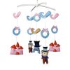 Handmade Castle Bear Baby Crib Mobile Nursery Room Decor Musical Mobile Crib Toy for Girls Boys