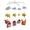 Christmas Baby Crib Mobile Infant Room Nursery Decor Hanging Musical Mobile Crib Toy