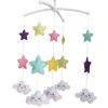 Baby Mobile for Crib Multicolor Star and Cloud Baby Crib Mobile Nursery Room Decor