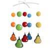 Infant Room Hanging Decor Baby Crib Mobile Nursery Bed Decor Baby Mobile for Girls Boys; Colorful Pears