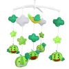 Summer Baby Crib Mobile Infant Toy Baby Nursery Mobile Hanging Bed Decor for Boys Girls Baby Shower; Green Watermelon