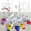 Baby Crib Mobile Hanging Toy Musical Mobile Infant Room Nursery Bed Decor for Girls and Boys; Colorful Ocean Fishes and Seagull