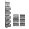 2Pcs Over The Door Organizer 6 Tier Hanging Basket Detachable Behind Door Hanging Pantry Tilt-Resistant for Bathroom Bedroom