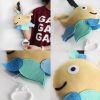 Baby Handmade Swimming Dolphin Pullstring Musical Box for Crib Stroller Travel Appease