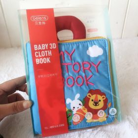 3D Three-dimensional Cloth Book Baby Early Education 0-1 Years Old Can Not Tear The Story Enlightenment Cloth Book Can Be Washed (Option: Tying shoelaces)