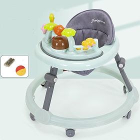 Baby Walker Multi-functional Anti-O-leg Anti-rollover For Boys And Girls (Option: Green-4Style)