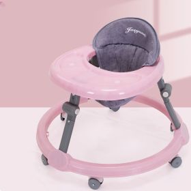 Baby Walker Multi-functional Anti-O-leg Anti-rollover For Boys And Girls (Option: Pink-1Style)