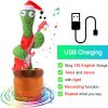 Bluetooth Dancing Cactus Repeat Talking Toy 60/120 Songs Electronic Plush Toys Singing Recording Doll Early Education for Kids