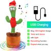 Bluetooth Dancing Cactus Repeat Talking Toy 60/120 Songs Electronic Plush Toys Singing Recording Doll Early Education for Kids