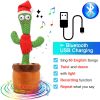 Bluetooth Dancing Cactus Repeat Talking Toy 60/120 Songs Electronic Plush Toys Singing Recording Doll Early Education for Kids