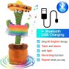 Bluetooth Dancing Cactus Repeat Talking Toy 60/120 Songs Electronic Plush Toys Singing Recording Doll Early Education for Kids