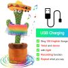 Bluetooth Dancing Cactus Repeat Talking Toy 60/120 Songs Electronic Plush Toys Singing Recording Doll Early Education for Kids