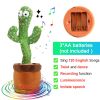 Bluetooth Dancing Cactus 60/120 Songs Speaker Talking Usb Chargeable Voice Repeat Plush Cactus Toy Dance Stuffed Toy Baby Girls