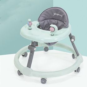 Baby Walker Multi-functional Anti-O-leg Anti-rollover For Boys And Girls (Option: Green-2Style)