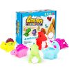 6 Pcs/Pack Dinosaur Bath Toys Light-UpFloating Bath Toys Set For Baby Toddlers Kids; Birthday Easter Christmas Shower Pool Bath Toys; Boys Girls Child