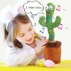 Bluetooth Dancing Cactus 60/120 Songs Speaker Talking Usb Chargeable Voice Repeat Plush Cactus Toy Dance Stuffed Toy Baby Girls