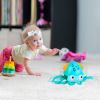 Rechargeable Baby Crawling Octopus Toy with Music LED Lighting Children Electric Moving Walking Kid Toy Obstacle Avoidance Function Suit for Kids Over